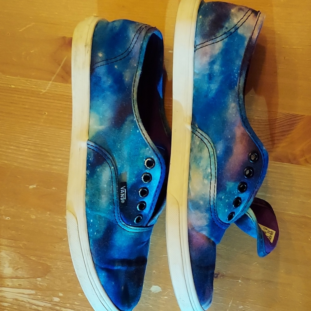 SOLD Galaxy Space Vans! Sz 8 women low top sneakers guc some scuffs adorable! - Picture 10 of 10